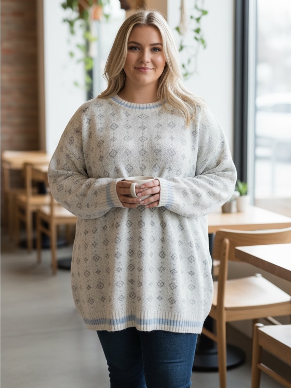 Torrid Baby Lurex Soft Fuzzy Pullover Long Sleeve Sweater, Women’s Plus Size 3X